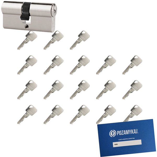 Wkładka bębenkowa 35/45 LOB ARES + 18 kluczy