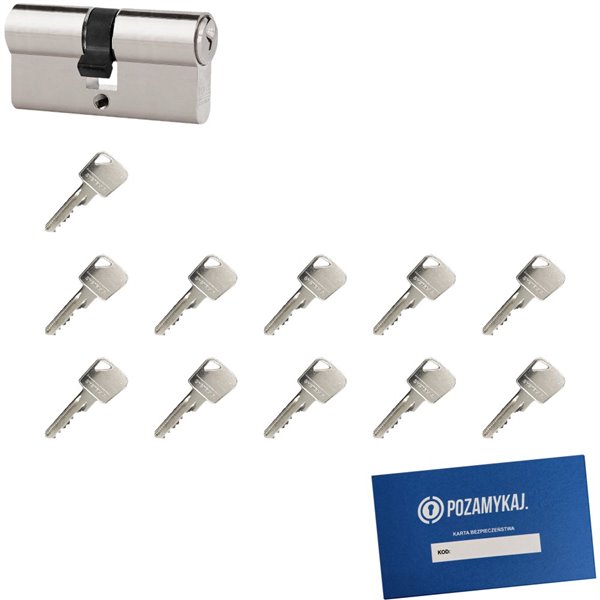 Wkładka bębenkowa 55/65 LOB ARES + 11 kluczy