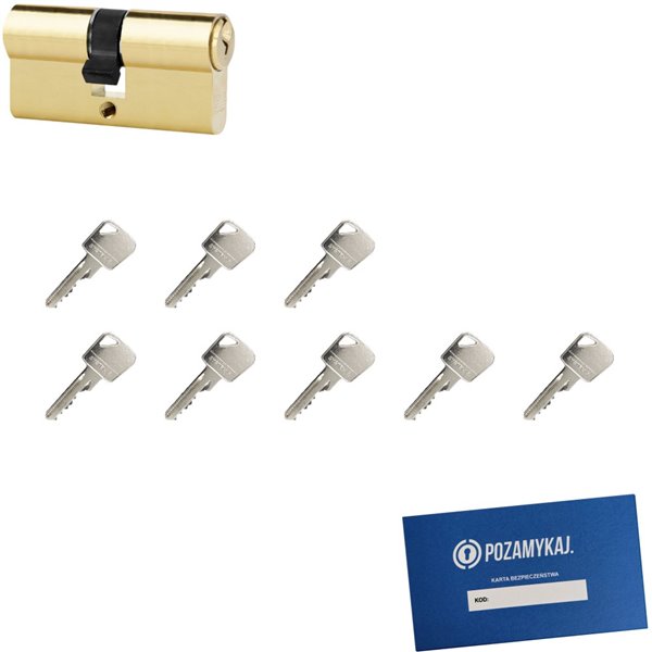 Wkładka bębenkowa 50/55 LOB ARES + 8 kluczy