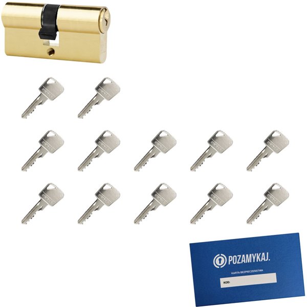 Wkładka bębenkowa 55/60 LOB ARES + 12 kluczy